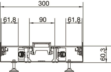 Hager Unterteil BKGD 300x60 m BKGD300601 