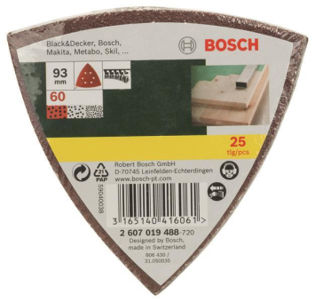 Bosch Schleifblatt-Set        2607019488 