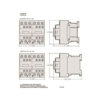 GS Wendeschütz 25A 230V 50/60Hz LC2D25P7 
