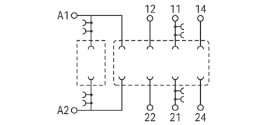 WAGO 788-102 Relaissockel,2 Wechsler,für 