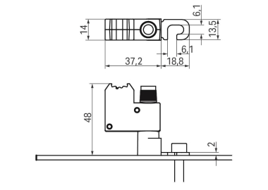 WAGO 855-8006 Potentialabgriff,für 