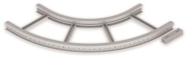 Unex Flachbogen 90  lichtgrau   67507-04 