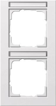 GIRA 110229 Abdeckrahmen 2fach senkrecht 