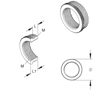 HKL Reduzierring Ms metrisch     44M3225 