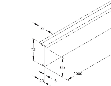 Kleinhuis SDK Kanaloberteil     T/SD70.3 