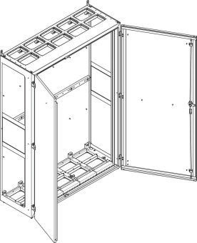 ABN Standgehäuse geerdet IP55    NS512EB 