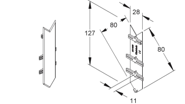 Kleinhuis Stoßstellenabdeckung  BSVW80.3 
