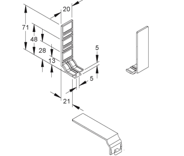 Kleinhuis Halteklammer           VHS3737 