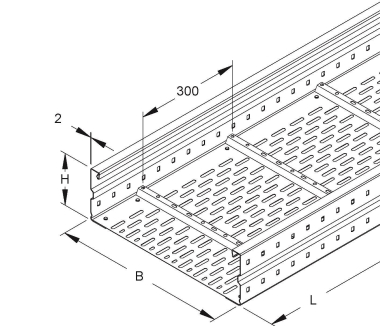 NIED Weitspannkabelrinnen   WRLM 150.400 