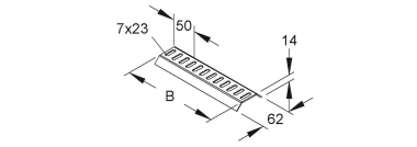 NIED Sprossen aus Trapez-     SPM 1000 B 