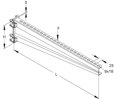 NIED AUSLEGER SCHWER 200X630MM   KTTS600 