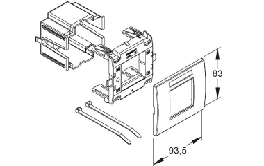 Niedax Geräteeinbausystem      GESL 1 VW 