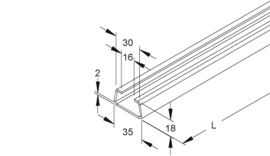 NIED Ankerschienen              2980/2SO 