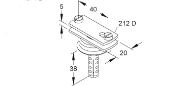 NIED Abstandschellen                212D 