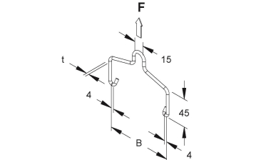 NIED Einhängebügel               REBA 50 