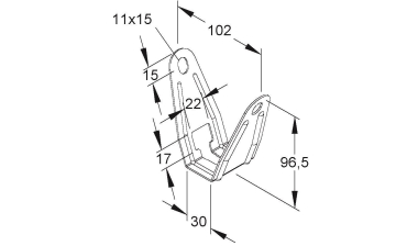 NIED Deckenbügel                   DBT40 