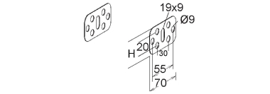 NIED Stoßstellenverbinder     KKIH 50 E4 