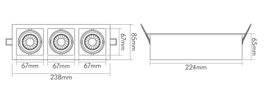 Nobile LED Mini Kardan E3 7W  1740073011 