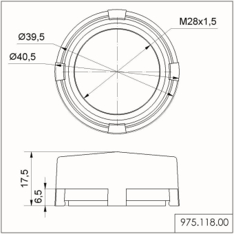 Werma Abdeckkappe schwarz       97511800 