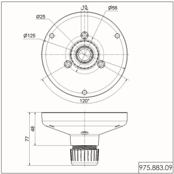 Werma Rohradapter RM schwarz    97588309 