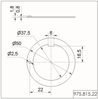 Werma Verdrehsicherung silber   97581522 