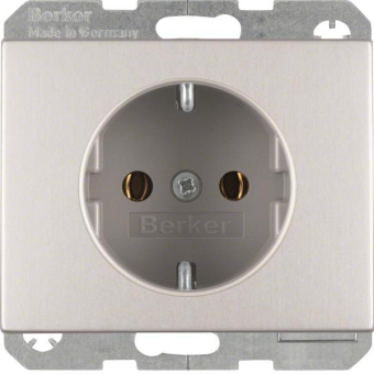 Berker Steckdose SCHUKO K.5 Alu 47157003 