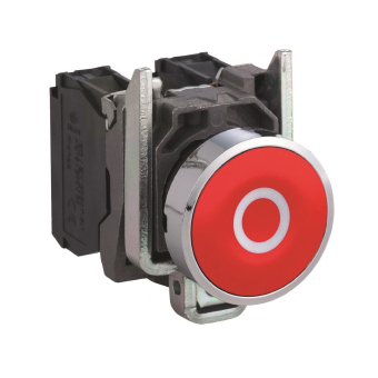 GS Drucktaster flach rot       XB4BA4322 