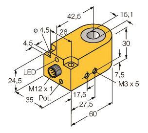 TURCK Induktiver   BI15R-W30-DAP6X-H1141 