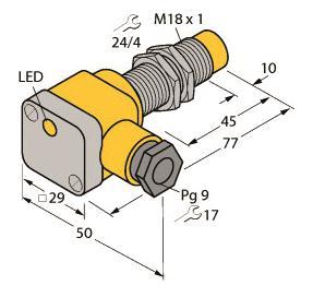 Turck Induktiver Sensor  NI10-G18SK-AP6X 