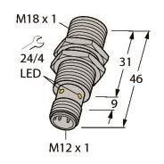 TURCK Induktiver     BI8-M18K-AP6X-H1141 