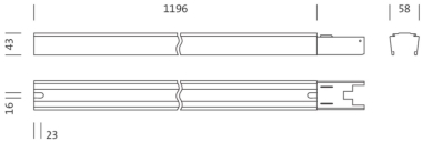 Tragschiene                    5TR10170H 