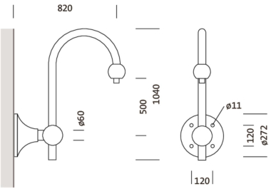 SITECO Wandarme gr.Glocke   5NY15601XW08 