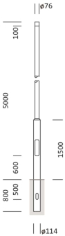 Mast 5m 5NY231750AM00      5NY231750AM00 