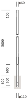 Mast 3m 5NY231630KM00      5NY231630KM00 