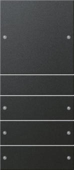 GIRA 2184005 Wippenset 4fach (1+3) 