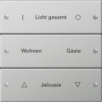 GIRA 2133602 Wippenset 3fach 