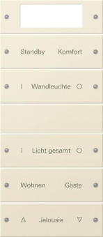 GIRA 221501 Wippenset 5fach Plus (2+3) 