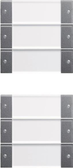 GIRA 213628 Wippenset 6fach (3+3) BSF 