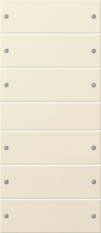 GIRA 218601 Wippenset 6fach (3+3) 