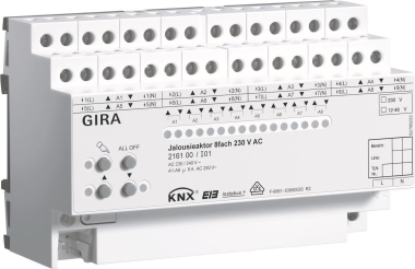 GIRA 216100 Jalousieaktor 8fach AC 230V 