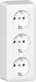 GIRA 478913 SCHUKO-Dreifachsteckdose AP 