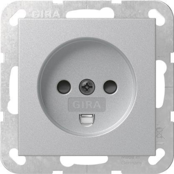 GIRA 442226 Steckdose Dänisch m.Shutter 