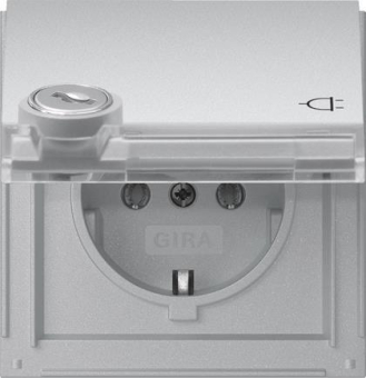 GIRA 446765 SCHUKO-Steckdose Klappdeckel 