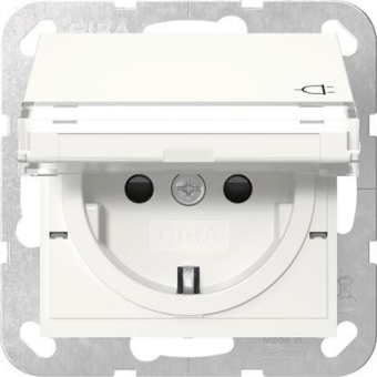 GIRA 455727 SCHUKO-Steckdose Klappdeckel 