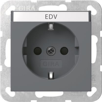 GIRA 446228 SCHUKO-Steckdose BSF+Shutter 