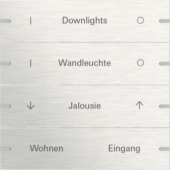 GIRA 5034219 Wippenset 4fach indiv. 