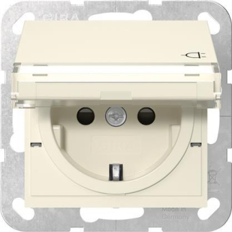 GIRA 455701 SCHUKO-Steckdose Klappdeckel 
