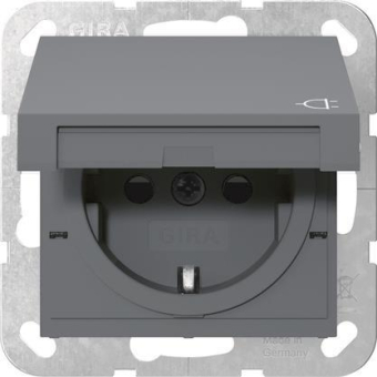 GIRA 441428 SCHUKO-Steckdose KD+Shutter 
