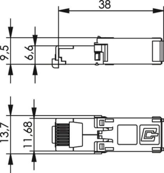 TEGA STX RJ45 Steckereinsatz J80026A0002 