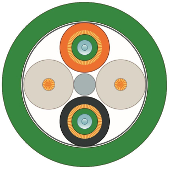 SIEM FO FRNC Cable (50/125),  6XV1873-2B 